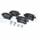 Brake Pad Set, disc brake LP3165 Delphi