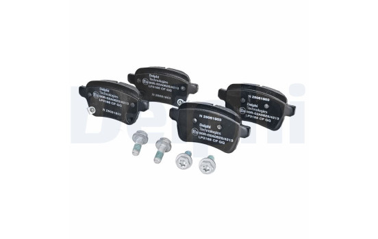 Brake Pad Set, disc brake LP3165 Delphi