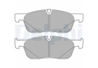 Brake Pad Set, disc brake LP3166 Delphi