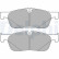 Brake Pad Set, disc brake LP3166 Delphi