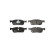 Brake Pad Set, disc brake LP3166 Delphi