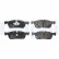 Brake Pad Set, disc brake LP3166 Delphi
