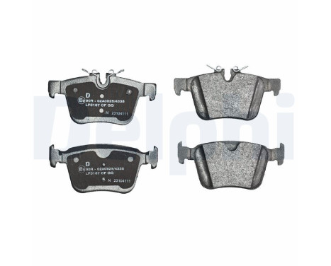 Brake Pad Set, disc brake LP3167 Delphi