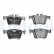 Brake Pad Set, disc brake LP3167 Delphi