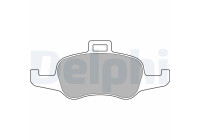 Brake Pad Set, disc brake LP3168 Delphi