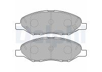 Brake Pad Set, disc brake LP3169 Delphi