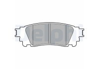 Brake Pad Set, disc brake LP3171 Delphi