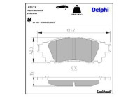 Brake Pad Set, disc brake LP3171 Delphi