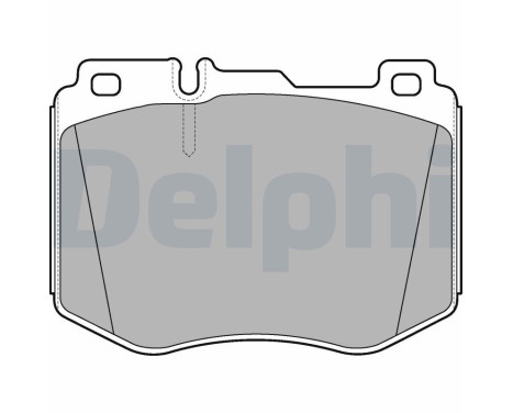 Brake Pad Set, disc brake LP3172 Delphi