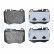 Brake Pad Set, disc brake LP3172 Delphi, Thumbnail 3