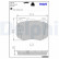 Brake Pad Set, disc brake LP3172 Delphi, Thumbnail 3