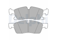 Brake Pad Set, disc brake LP3173 Delphi