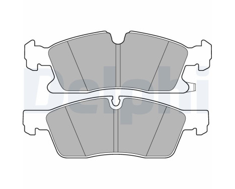 Brake Pad Set, disc brake LP3173 Delphi