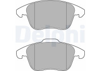 Brake Pad Set, disc brake LP3175 Delphi