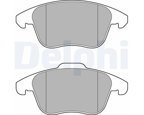 Brake Pad Set, disc brake LP3175 Delphi