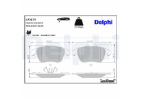 Brake Pad Set, disc brake LP3175 Delphi