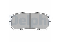 Brake Pad Set, disc brake LP3178 Delphi