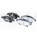 Brake Pad Set, disc brake LP3181 Delphi