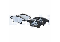 Brake Pad Set, disc brake LP3181 Delphi