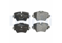 Brake Pad Set, disc brake LP3182 Delphi