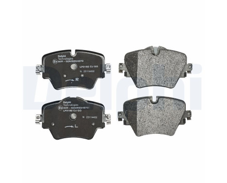 Brake Pad Set, disc brake LP3182 Delphi, Image 2