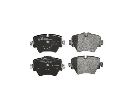 Brake Pad Set, disc brake LP3182 Delphi