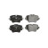 Brake Pad Set, disc brake LP3182 Delphi