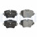 Brake Pad Set, disc brake LP3182 Delphi