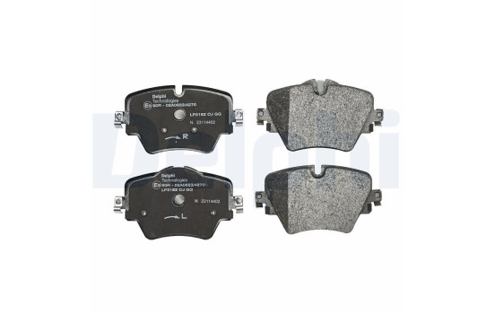 Brake Pad Set, disc brake LP3182 Delphi