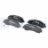 Brake Pad Set, disc brake LP3183 Delphi