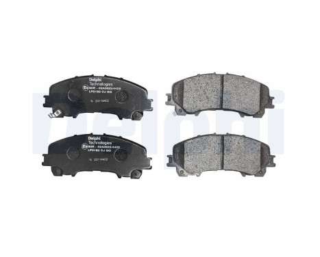 Brake Pad Set, disc brake LP3183 Delphi, Image 2