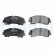 Brake Pad Set, disc brake LP3183 Delphi, Thumbnail 2