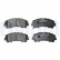 Brake Pad Set, disc brake LP3183 Delphi, Thumbnail 3