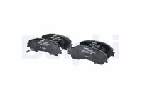 Brake Pad Set, disc brake LP3183 Delphi