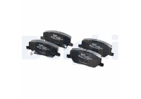 Brake Pad Set, disc brake LP3184 Delphi