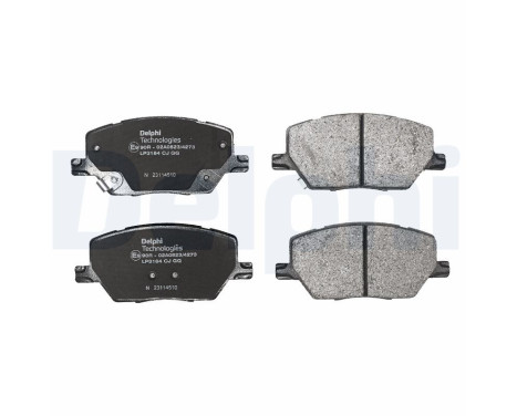 Brake Pad Set, disc brake LP3184 Delphi, Image 2