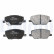 Brake Pad Set, disc brake LP3184 Delphi, Thumbnail 2