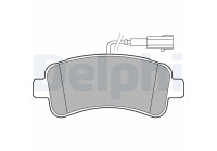 Brake Pad Set, disc brake LP3185 Delphi