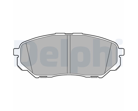 Brake Pad Set, disc brake LP3186 Delphi