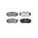 Brake Pad Set, disc brake LP3186 Delphi, Thumbnail 2