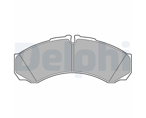 Brake Pad Set, disc brake LP3190 Delphi