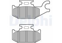 Brake Pad Set, disc brake LP3191 Delphi