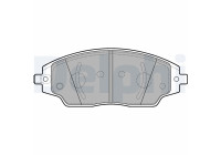 Brake Pad Set, disc brake LP3192 Delphi