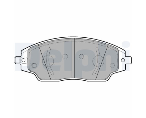 Brake Pad Set, disc brake LP3192 Delphi