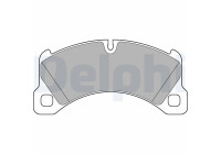 Brake Pad Set, disc brake LP3193 Delphi