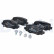 Brake Pad Set, disc brake LP3194 Delphi