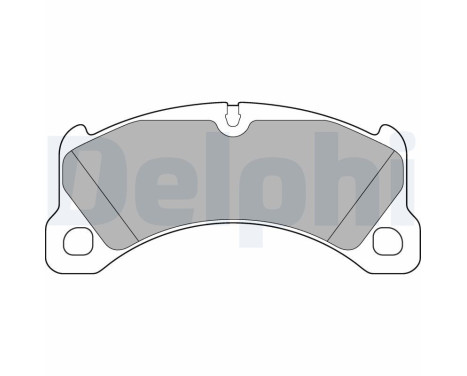 Brake Pad Set, disc brake LP3217 Delphi