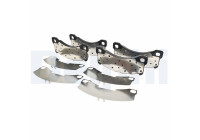 Brake Pad Set, disc brake LP3217 Delphi