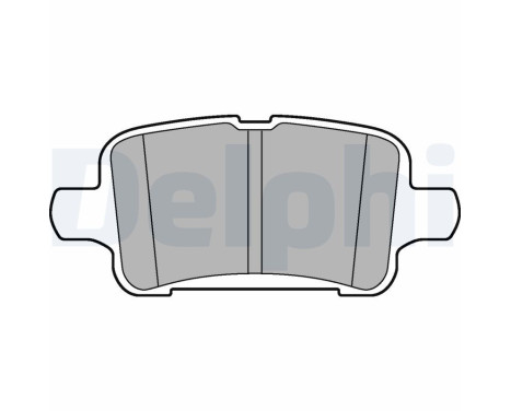 Brake Pad Set, disc brake LP3218 Delphi