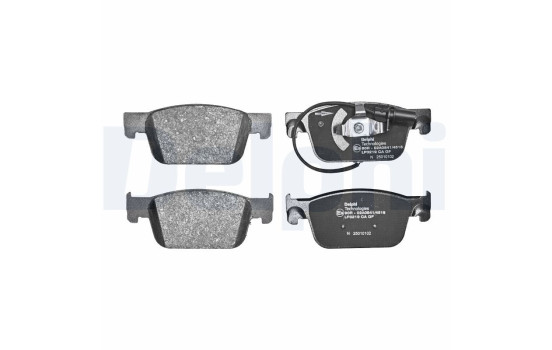 Brake Pad Set, disc brake LP3219 Delphi, Image 2